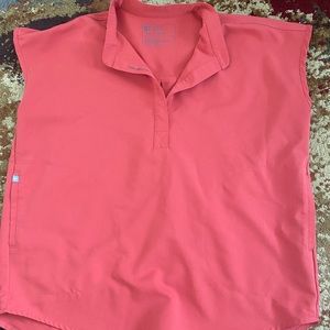 Fig scrub top. Clay color. Rafaela style top.